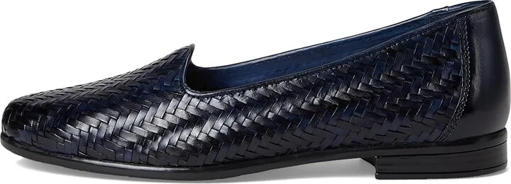 Trotters Liz III Women's Shoes Navy Leather : 9 WW (EE) - Image 6