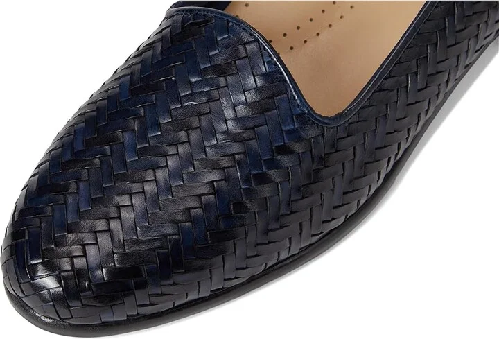 Trotters Liz III Women's Shoes Navy Leather : 9 WW (EE) - Image 7