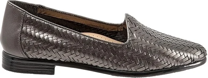 Trotters Liz III Women's Shoes Pewter : 12 WW (EE), Leather - Image 7