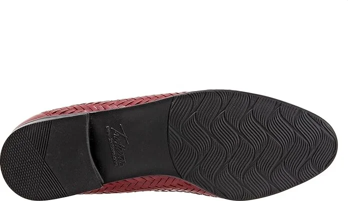 Trotters Liz III Women's Shoes Red Leather : 7 WW (EE) - Image 3