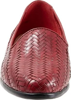 Trotters Liz III Women's Shoes Red Leather : 7 WW (EE) - Image 5