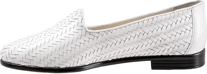 Trotters Liz III Women's Shoes White : 9.5 M (B), Leather - Image 6