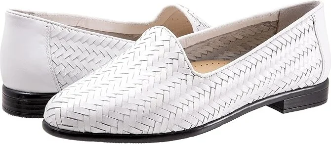 Trotters Liz III Women's Shoes White : 9.5 M (B), Leather