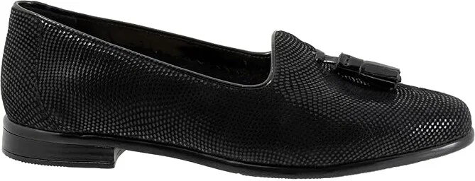 Trotters Liz Tassel Women's Shoes Black Mini Dot : 7.5 W (D), Leather - Image 6