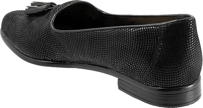 Trotters Liz Tassel Women's Shoes Black Mini Dot : 7.5 W (D), Leather - Image 7