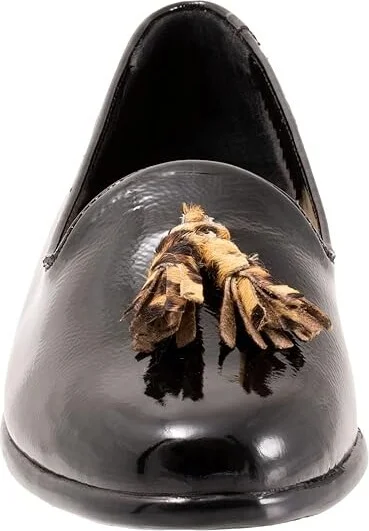 Trotters Liz Tassel Women's Shoes Black Patent : 7 N (AA), Leather - Image 5