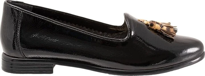 Trotters Liz Tassel Women's Shoes Black Patent : 7 N (AA), Leather - Image 7