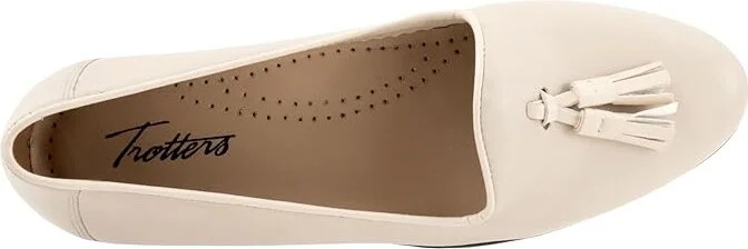 Trotters Liz Tassel Women's Shoes Ivory : 10 M (B), Leather - Image 2