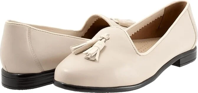 Trotters Liz Tassel Women's Shoes Ivory : 10 M (B), Leather