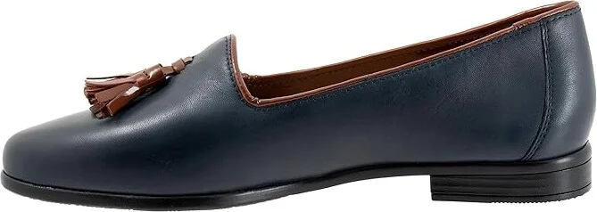 Trotters Liz Tassel Women's Shoes Navy : 5 M (B), Leather - Image 5