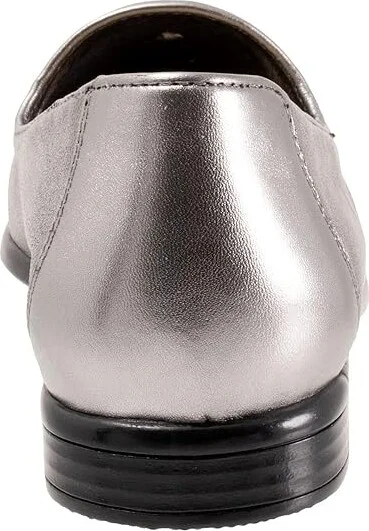 Trotters Liz Tassel Women's Shoes Pewter : 5 M (B), Leather - Image 4