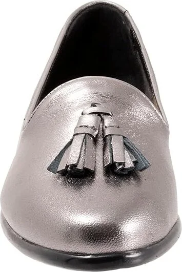 Trotters Liz Tassel Women's Shoes Pewter : 5 M (B), Leather - Image 5