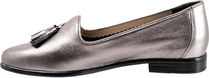 Trotters Liz Tassel Women's Shoes Pewter : 5 M (B), Leather - Image 6