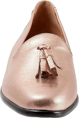 Trotters Liz Tassel Women's Shoes Rose Gold Metallic : 5 M (B), Leather - Image 5