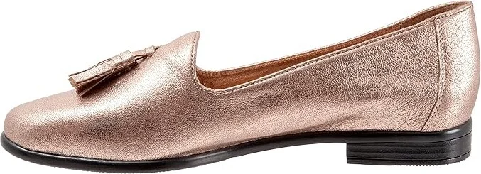 Trotters Liz Tassel Women's Shoes Rose Gold Metallic : 5 M (B), Leather - Image 6