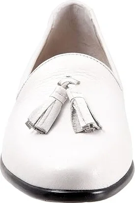 Trotters Liz Tassel Women's Shoes White : 8 M (B), Leather - Image 5