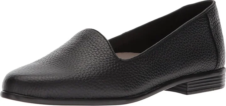 Trotters Liz Tumbled Women's Slip on Shoes Black Very Soft Leather : 7.5 N (AA) - Image 2