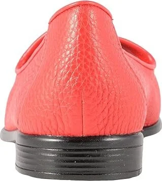 Trotters Liz Tumbled Women's Slip on Shoes Red Very Soft Leather : 9.5 WW (EE) - Image 5