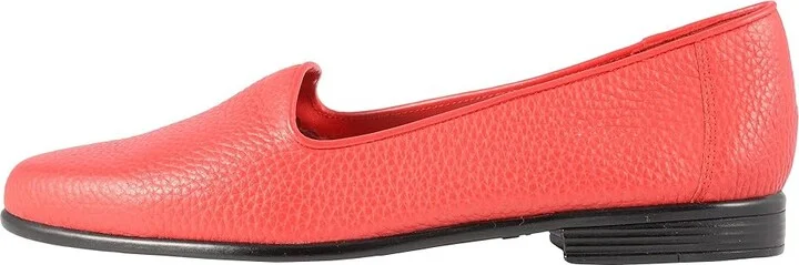 Trotters Liz Tumbled Women's Slip on Shoes Red Very Soft Leather : 9.5 WW (EE) - Image 7
