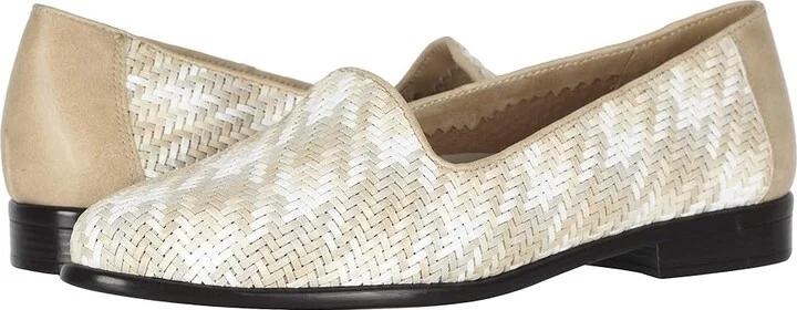 Trotters Liz Women's Shoes Beige : 7 W (D), Leather