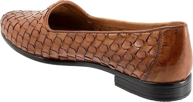 Trotters Lizette Women's Flat Shoes Brown : 8 W (D), Latex - Image 4