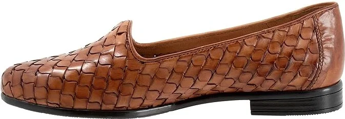 Trotters Lizette Women's Flat Shoes Brown : 8 W (D), Latex - Image 5