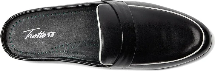 Trotters Lola Women's 1-2 inch heel Shoes Black : 12 W (D), Leather - Image 2