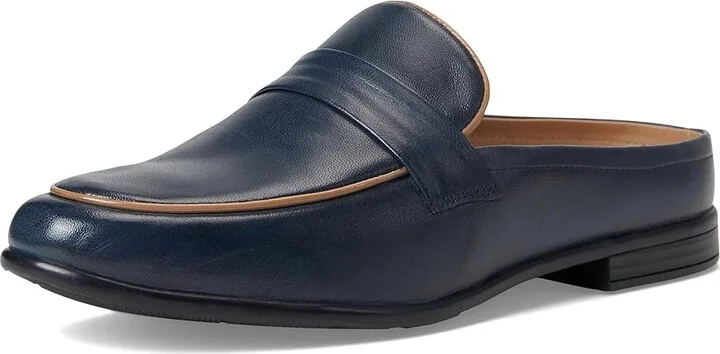 Trotters Lola Women's 1-2 inch heel Shoes Navy : 7 N (AA), Leather - Image 5