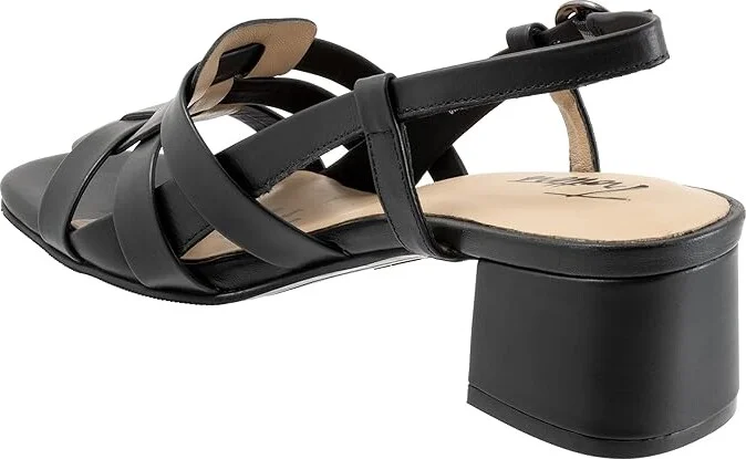 Trotters Luna Women's Sandals Black : 10 M (B), Leather - Image 4