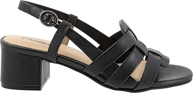 Trotters Luna Women's Sandals Black : 10 M (B), Leather - Image 7