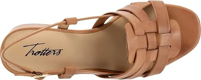 Trotters Luna Women's Sandals Luggage : 10 M (B), Leather - Image 2