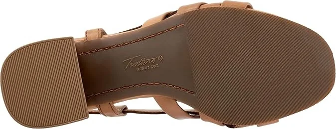Trotters Luna Women's Sandals Luggage : 10 M (B), Leather - Image 3