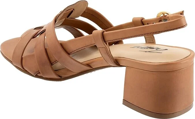Trotters Luna Women's Sandals Luggage : 10 M (B), Leather - Image 4