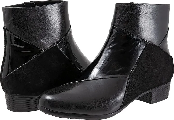 Trotters Maci Women's Boots Black : 5 M (B), Leather