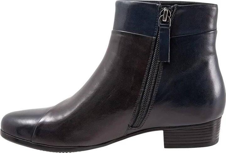 Trotters Maci Women's Boots Navy : 5.5 M (B), Leather - Image 6