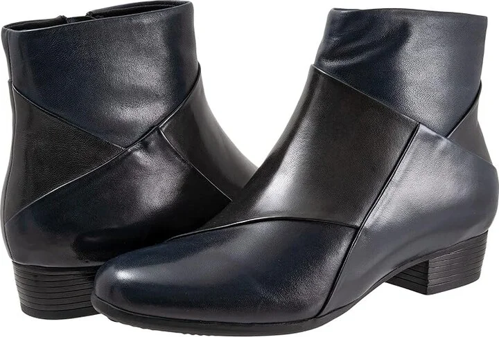 Trotters Maci Women's Boots Navy : 5.5 M (B), Leather