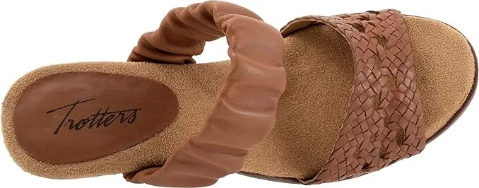 Trotters Mae Women's Sandals Luggage : 8.5 M (B), Leather - Image 2