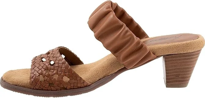 Trotters Mae Women's Sandals Luggage : 8.5 M (B), Leather - Image 6