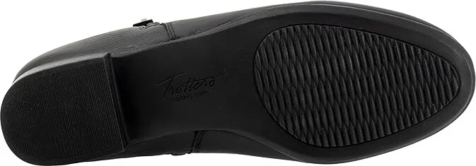 Trotters Major Embossed Women's Boots Black : 7 M (B), Leather/Textile - Image 3