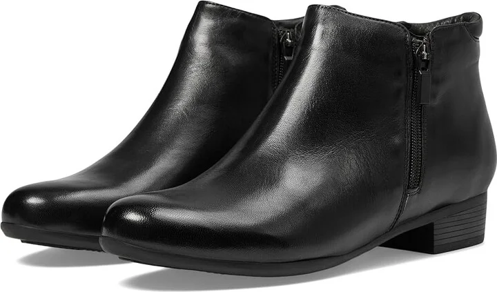 Black Smooth Leather