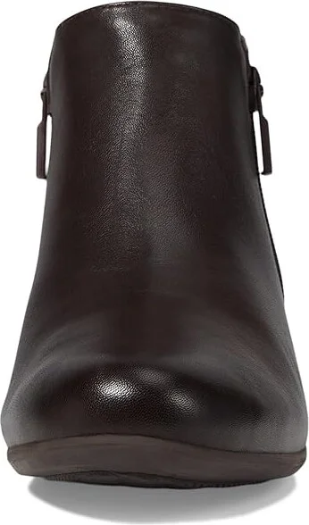 Trotters Major Women's Boots Dark Brown Smooth Leather : 7.5 WW (EE), Synthetic - Image 2