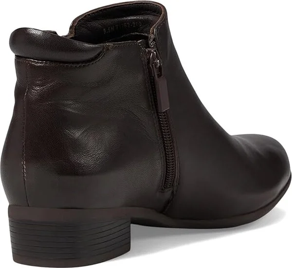 Trotters Major Women's Boots Dark Brown Smooth Leather : 7.5 WW (EE), Synthetic - Image 4
