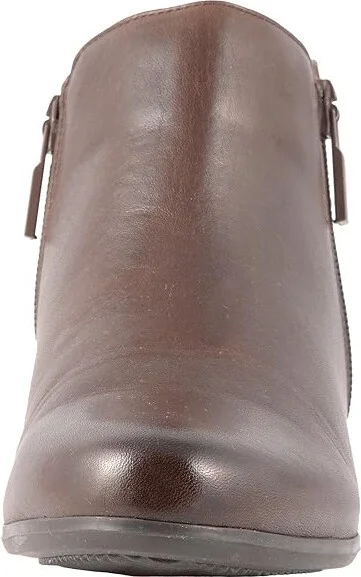 Trotters Major Women's Boots Dark Brown Smooth Leather : 7.5 WW (EE), Synthetic - Image 5