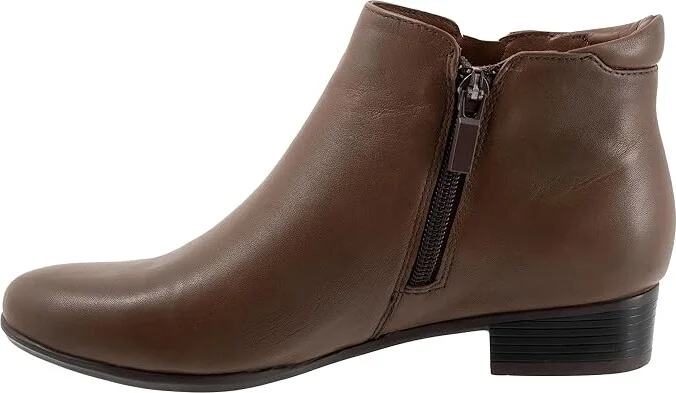 Trotters Major Women's Boots Dark Taupe : 10 N (AA) - Image 7