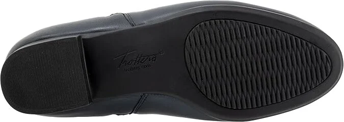 Trotters Major Women's Boots Navy : 6 W (D), Leather - Image 3