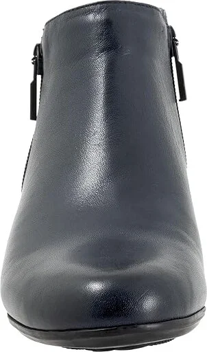 Trotters Major Women's Boots Navy : 6 W (D), Leather - Image 5