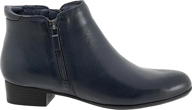 Trotters Major Women's Boots Navy : 6 W (D), Leather - Image 7