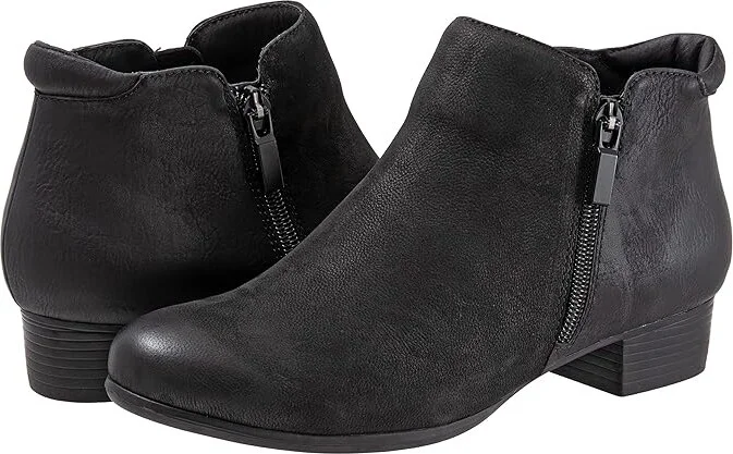 Trotters Major Women's Shoes Black Nubuck : 6.5 M (B), Leather