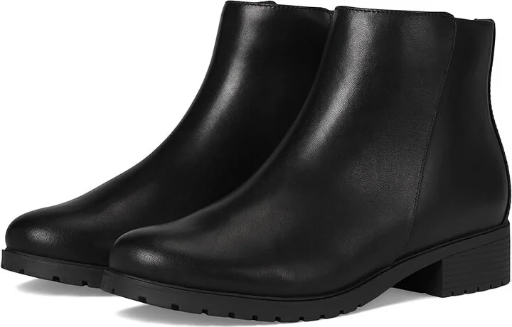Trotters Margo Women's Boots Black : 5.5 M (B), Leather/Rubber