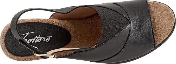 Trotters Mavis Women's Shoes Black : 6 M (B), Leather - Image 2